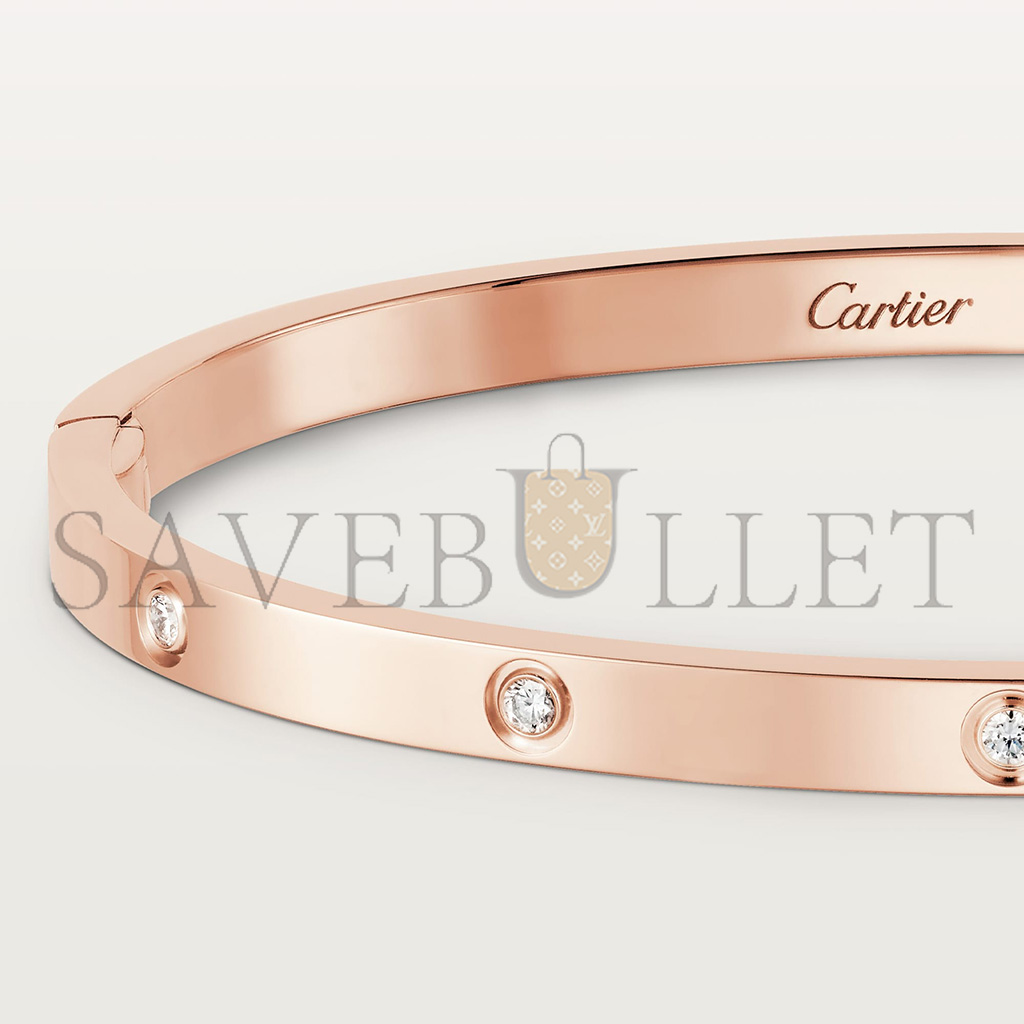 CARTIER  LOVE BRACELET, SMALL MODEL, 10 DIAMONDS  B6047917